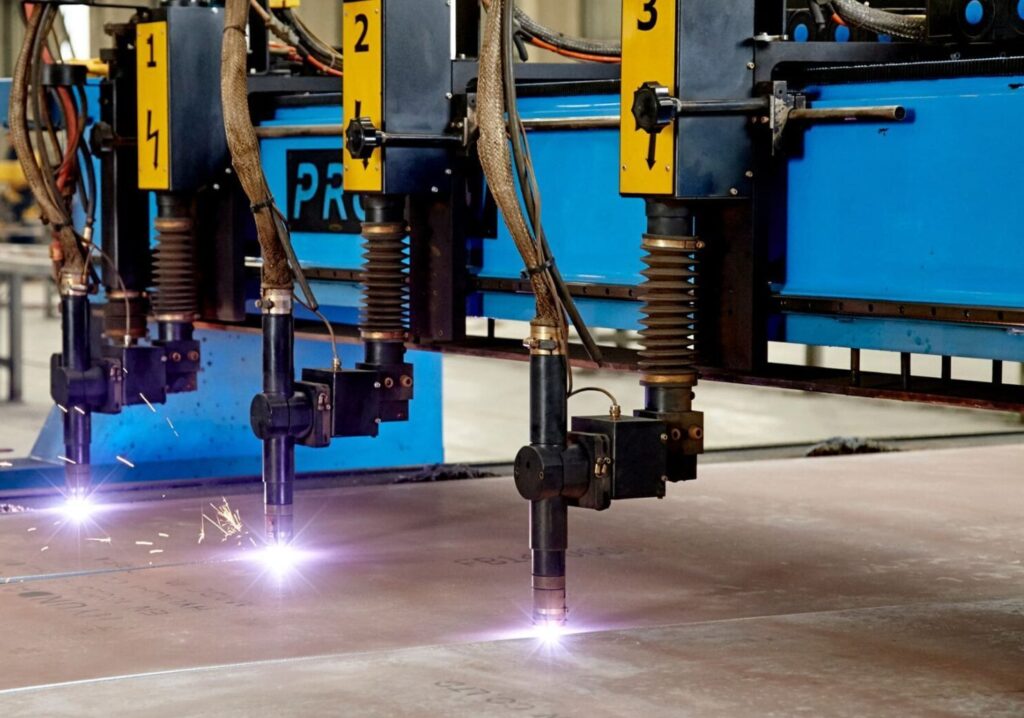 Industrial laser cutter used for precision cutting